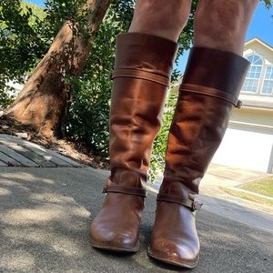 Frye “Melissa” knee high riding boots